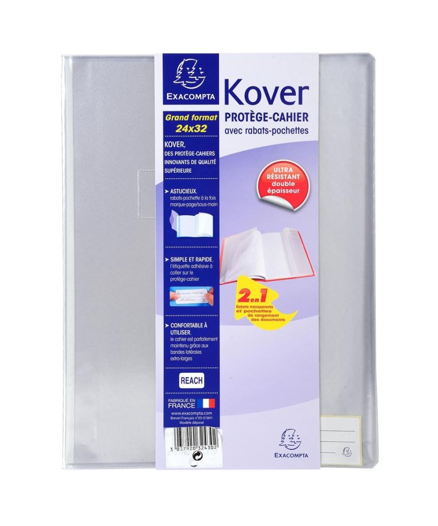 Protège-cahier 240x320 Translucide Ass.