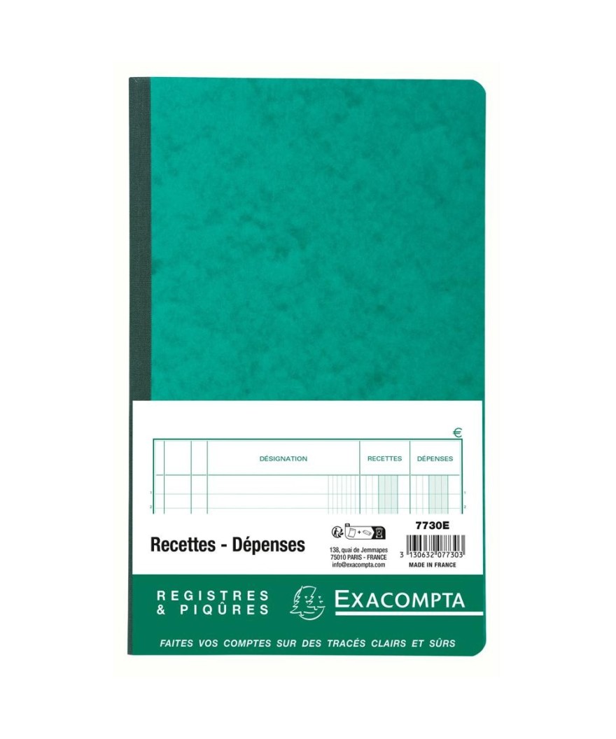 PIQ. 32/19,5 RECETTES-DEPENSES 80p.