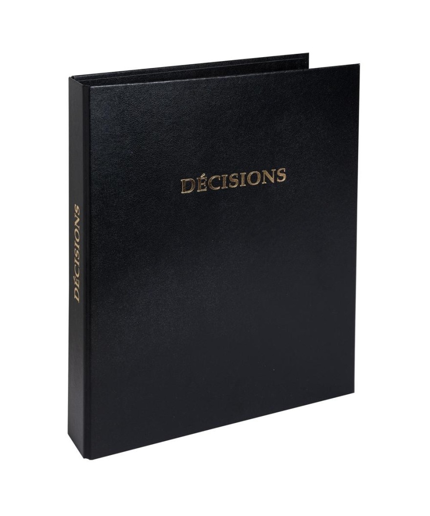 RELIURE REGISTRE DE DECISIONS