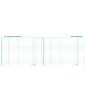 Livre Recettes-Reg.Achats 24X32 80p