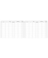 Registre des visites 25x32cm 80 pages
