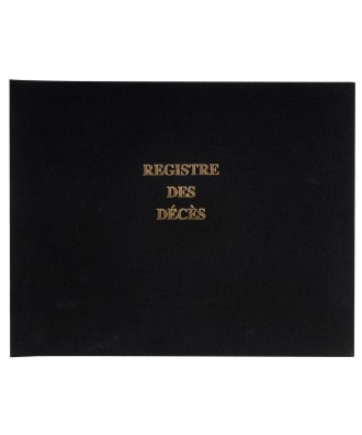 REGISTRE DES DECES 24X32 100p.