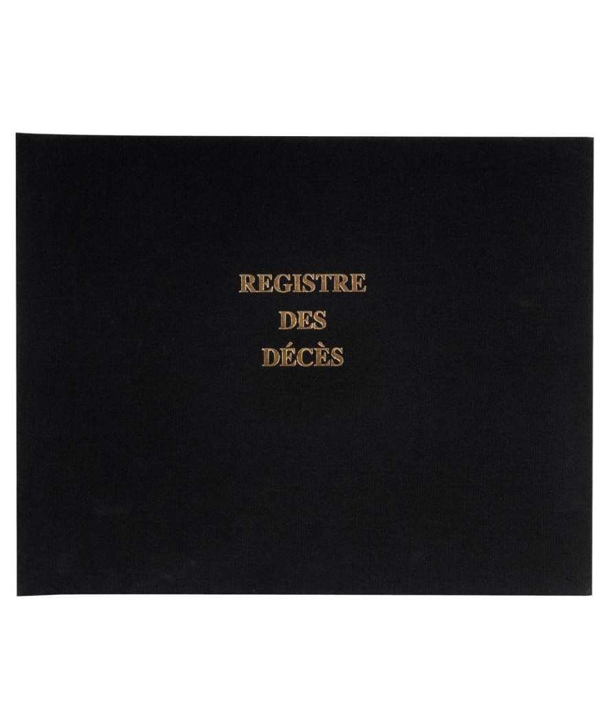 REGISTRE DES DECES 24X32 100p.