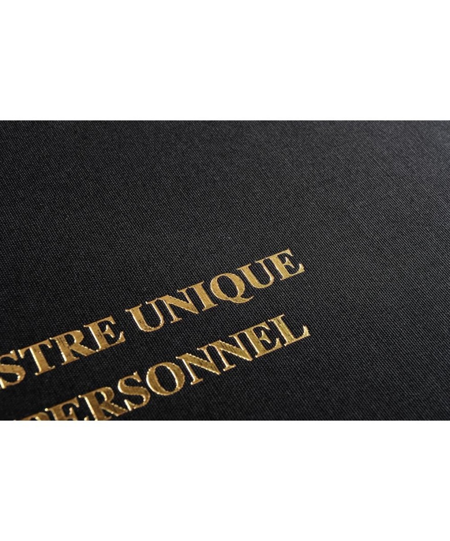 REG. UNIQUE DU PERSONNEL 27/32 100p.