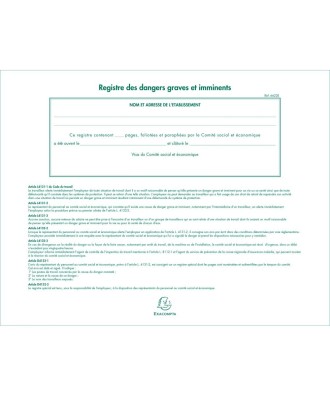 REG. DANGERS GRAVES ET IMMIN. 24/32 20p.