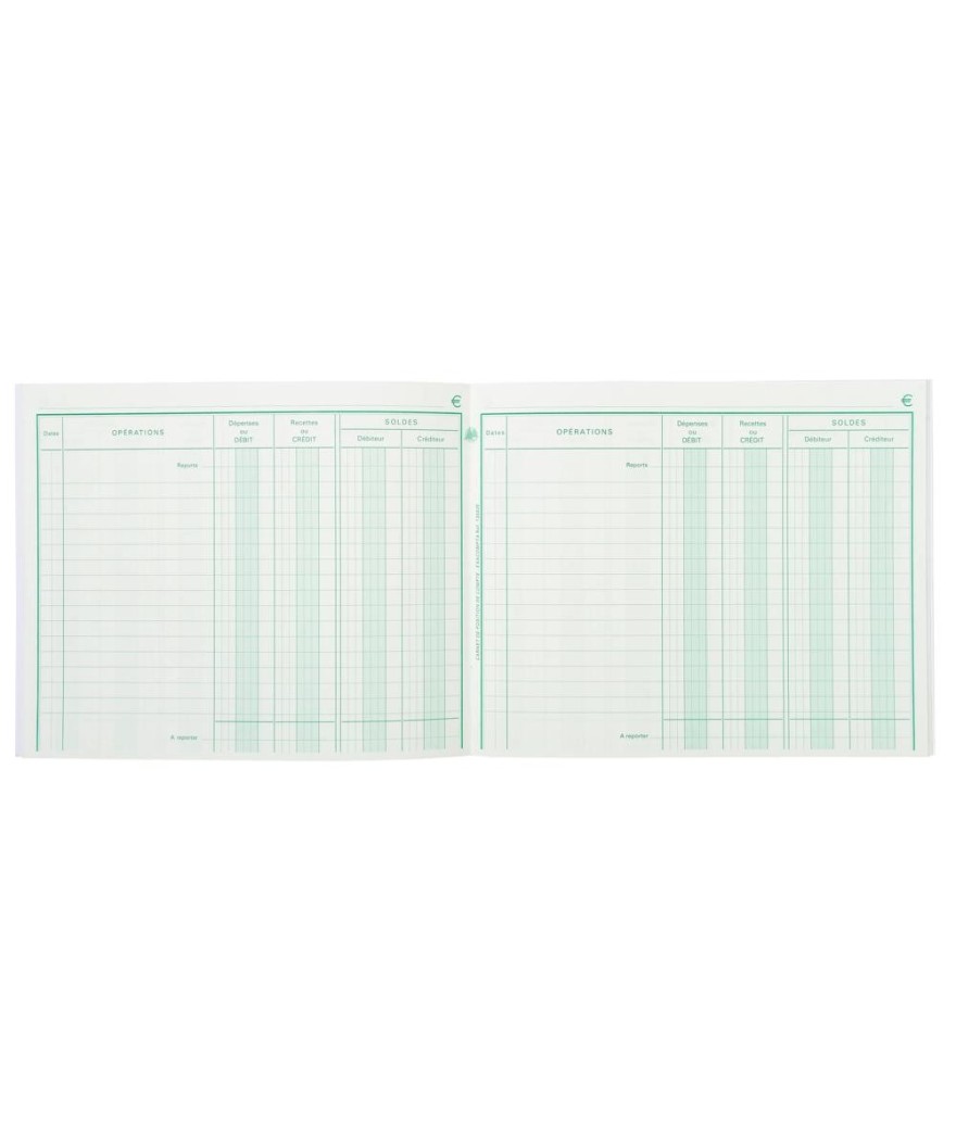 PIQ. POSITION DE COMPTE 16/19,5 40 PAGES