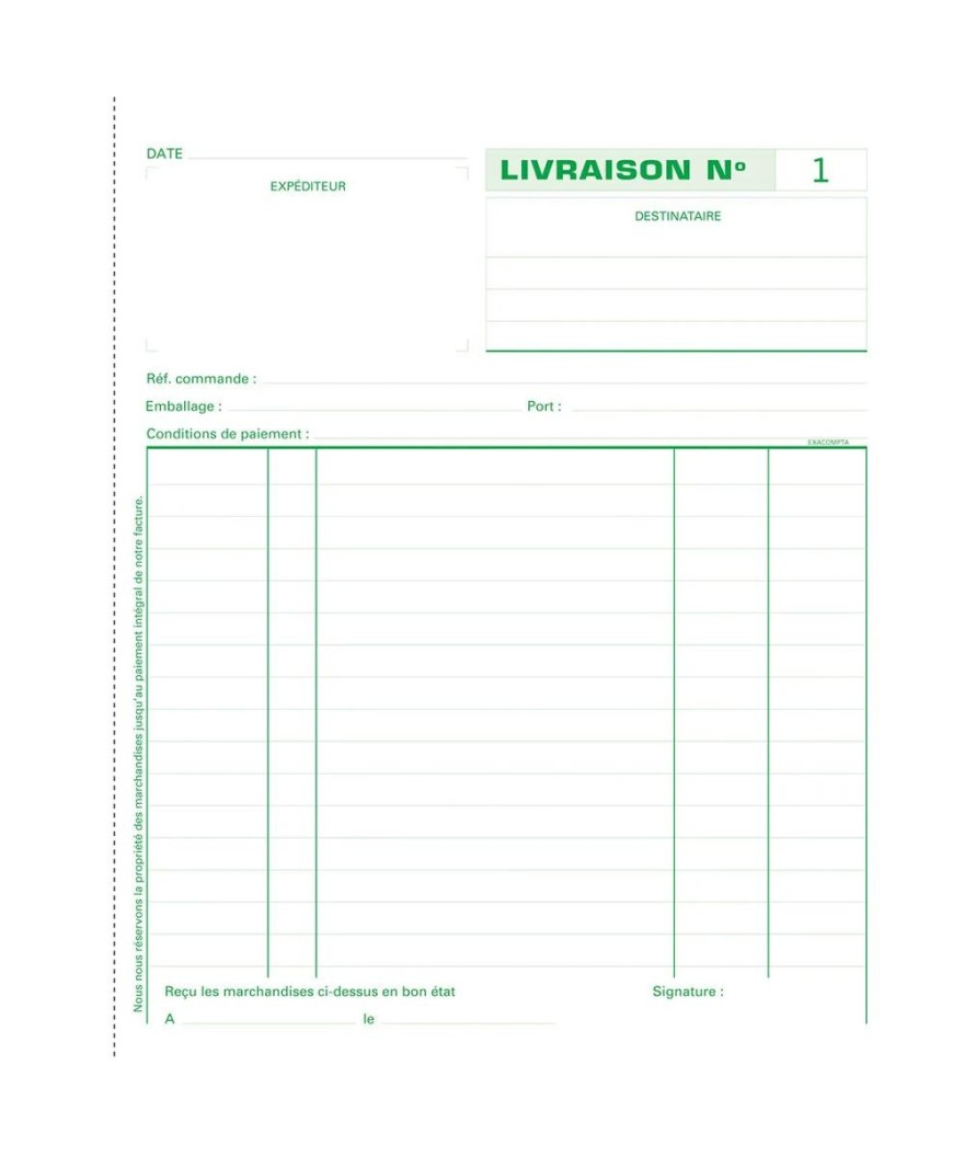 MANIFOLD LIVRAISONS 21/18 50D A.