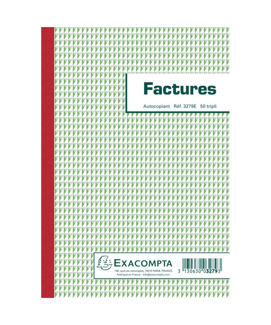 FACTURES AVEC TVA 21x14,8 50T A.