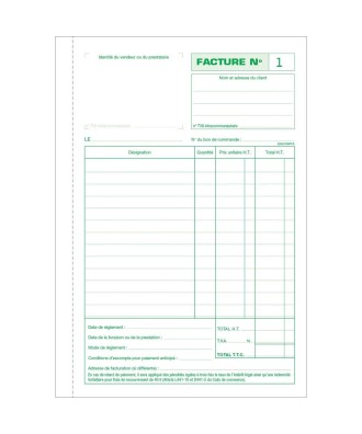 FACTURES AVEC TVA 21x14,8 50T A.