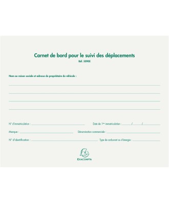 Carnet Suivi des déplacements