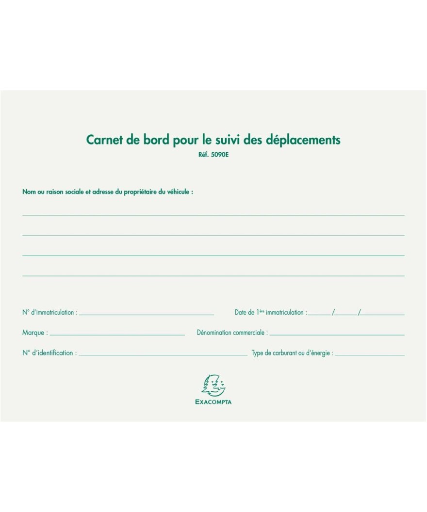 Carnet Suivi des déplacements