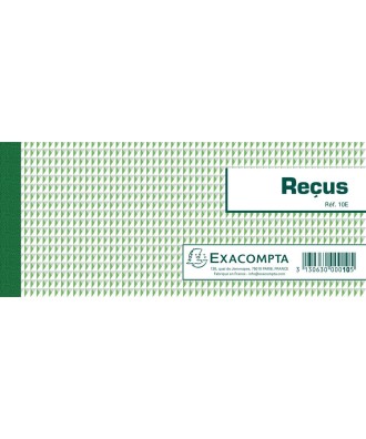 CARNET "Reçus" 9/13 50 FLLETS