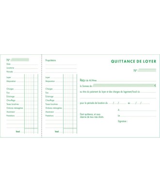 QUITTANCES LOYER 13,5/18,5 50 FLLETS