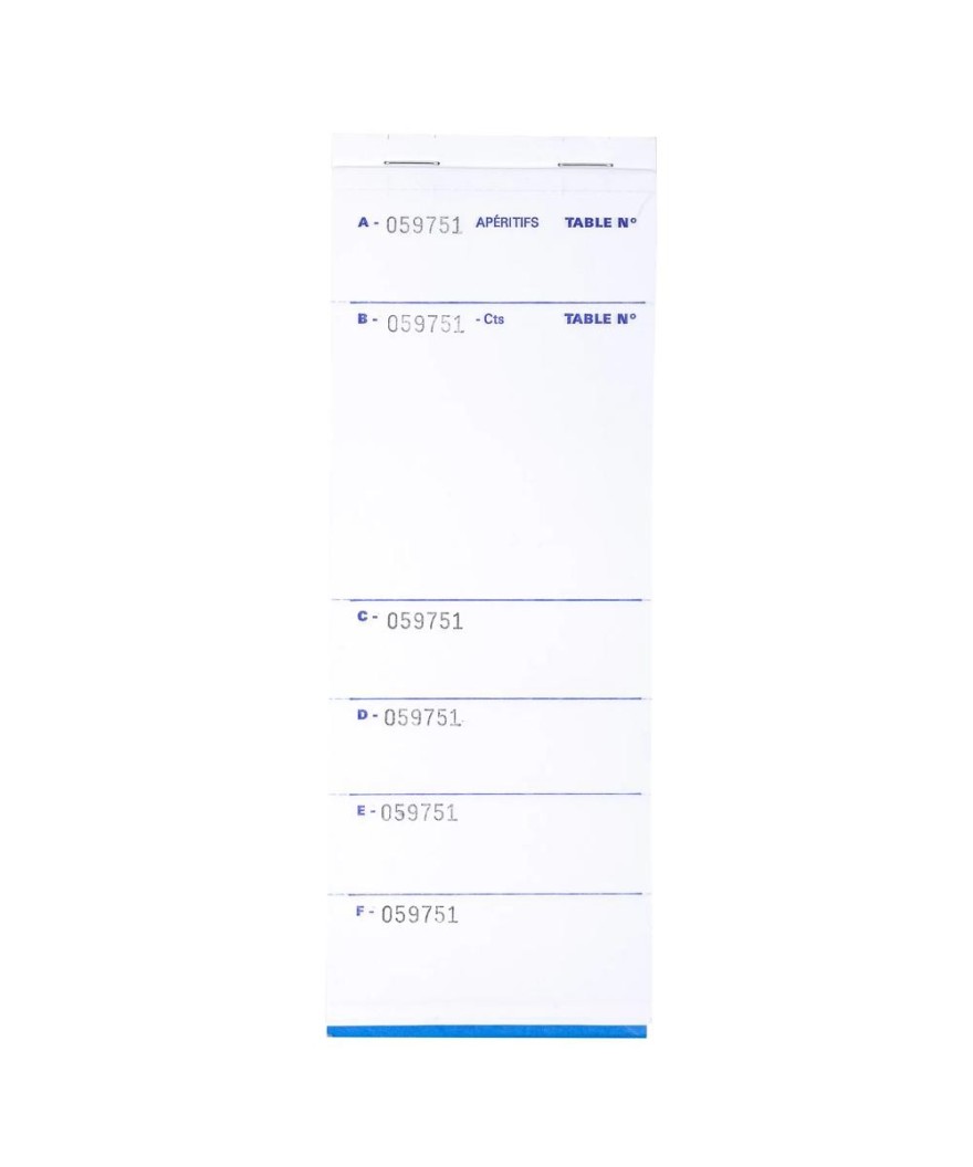 Bloc Brasserie 95x260 50f. 6c.Tripli blc