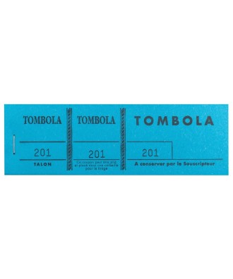 Bloc Tombola 3Vol.couleurs 4,8X15 Ass.