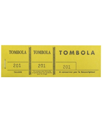 Bloc Tombola 3Vol.couleurs 4,8X15 Ass.