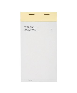 Bloc MH 80x150 50 feuil. Dupli Blc/Jaune