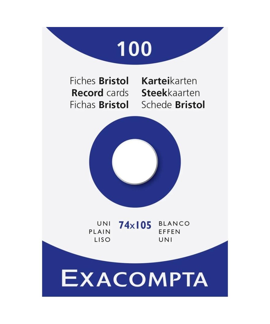 ETUI 100 F.BRISTOL BLANC UNI 74/105