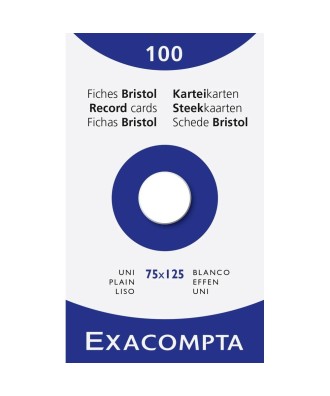 ETUI 100 F.BRISTOL BLANC 75/125
