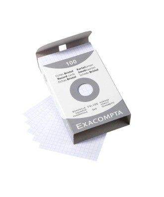 ETUI 100 F.BRISTOL BLANC 74/105 5X5