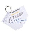 50 Flashcards bristol A7 lignées 5 ass.