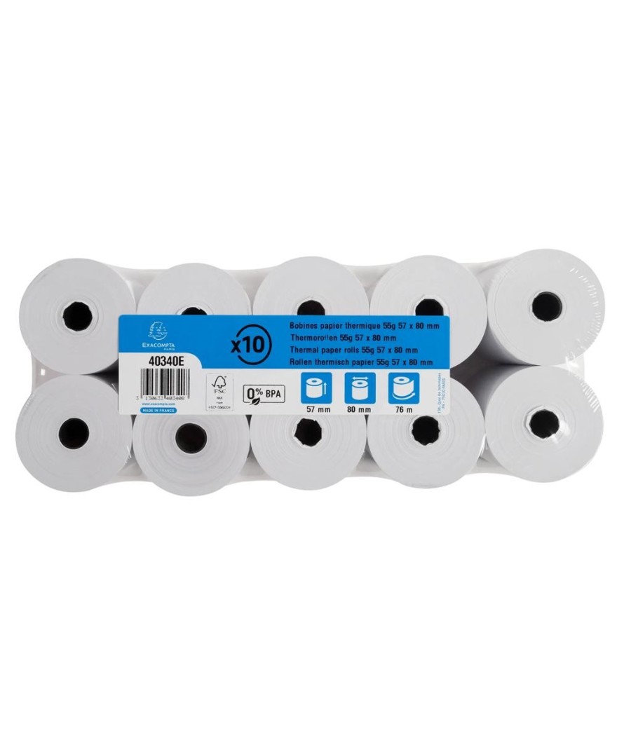 Bob 1pli therm 55g 57x80mm-76m (par10)