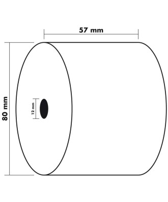 Bob 1pli therm 55g 57x80mm-76m (par10)
