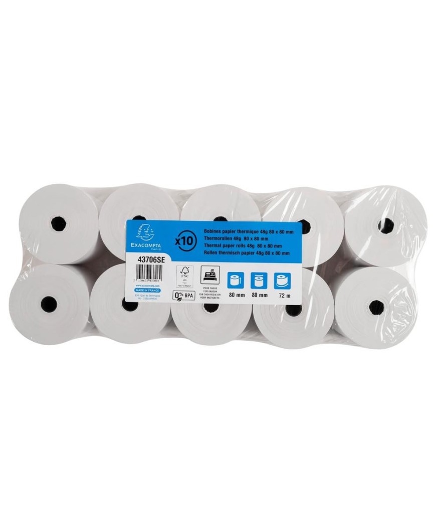 Bob 1pli therm 48g 80x70mm-72m (par10)