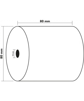 Bob 1pli therm 48g 80x70mm-72m (par10)