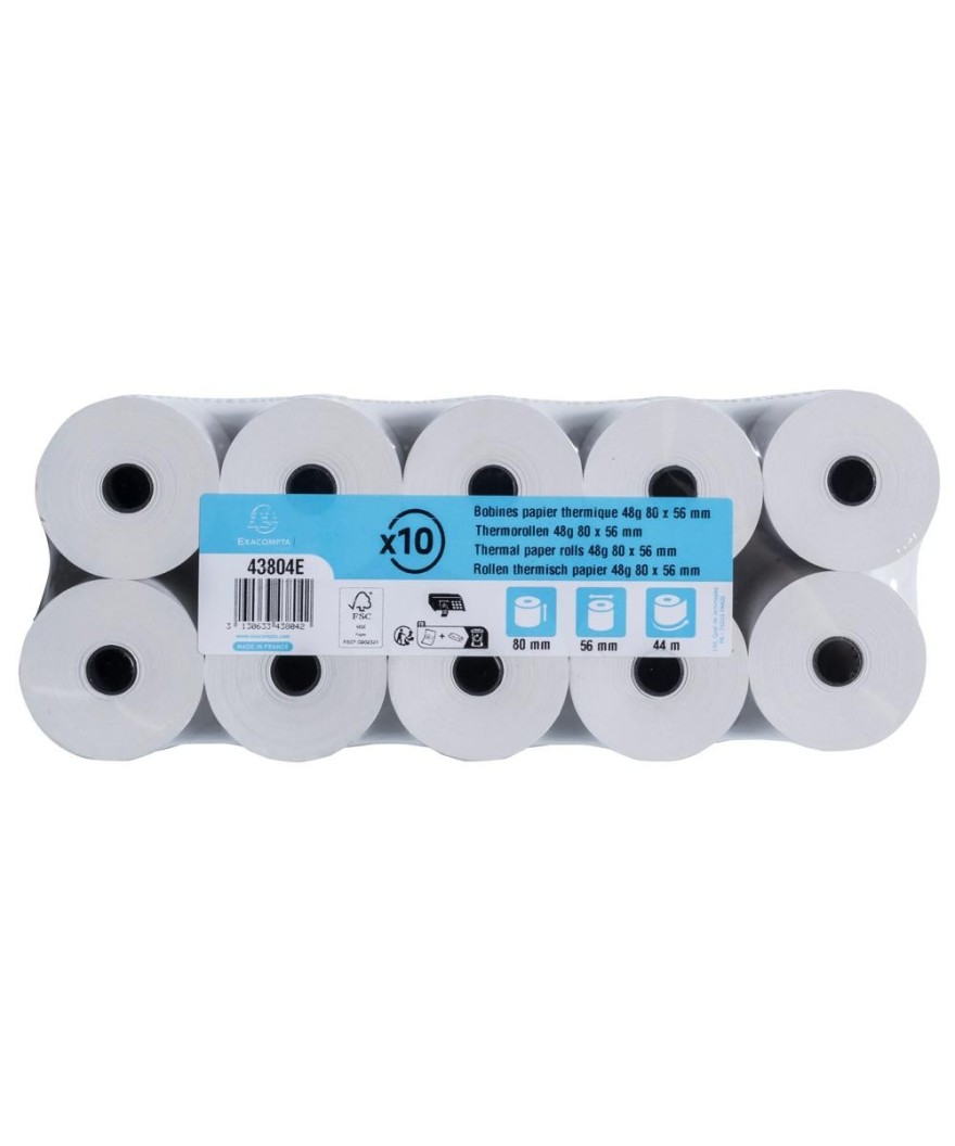 Bob 1 pli therm 48g 80x56mm-44m (par 10)