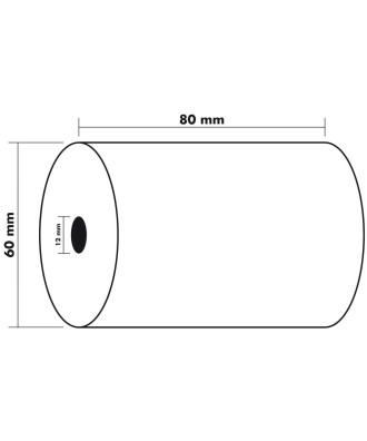 Bob 1 pli therm 48g 80x56mm-44m (par 10)