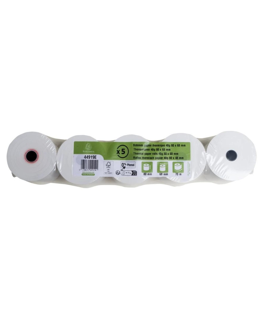Bobine therm 48g 80x68mm-70m sPh(par 5)