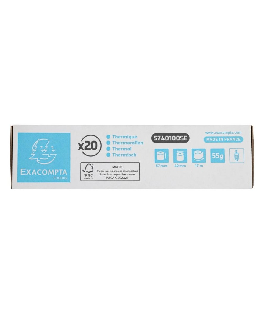 Bob 1pli therm 55g 57x40mm-17m (boite20)
