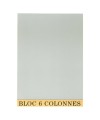 BLOC COMPTABLE 29,7/21 6 Col. 70Fls.