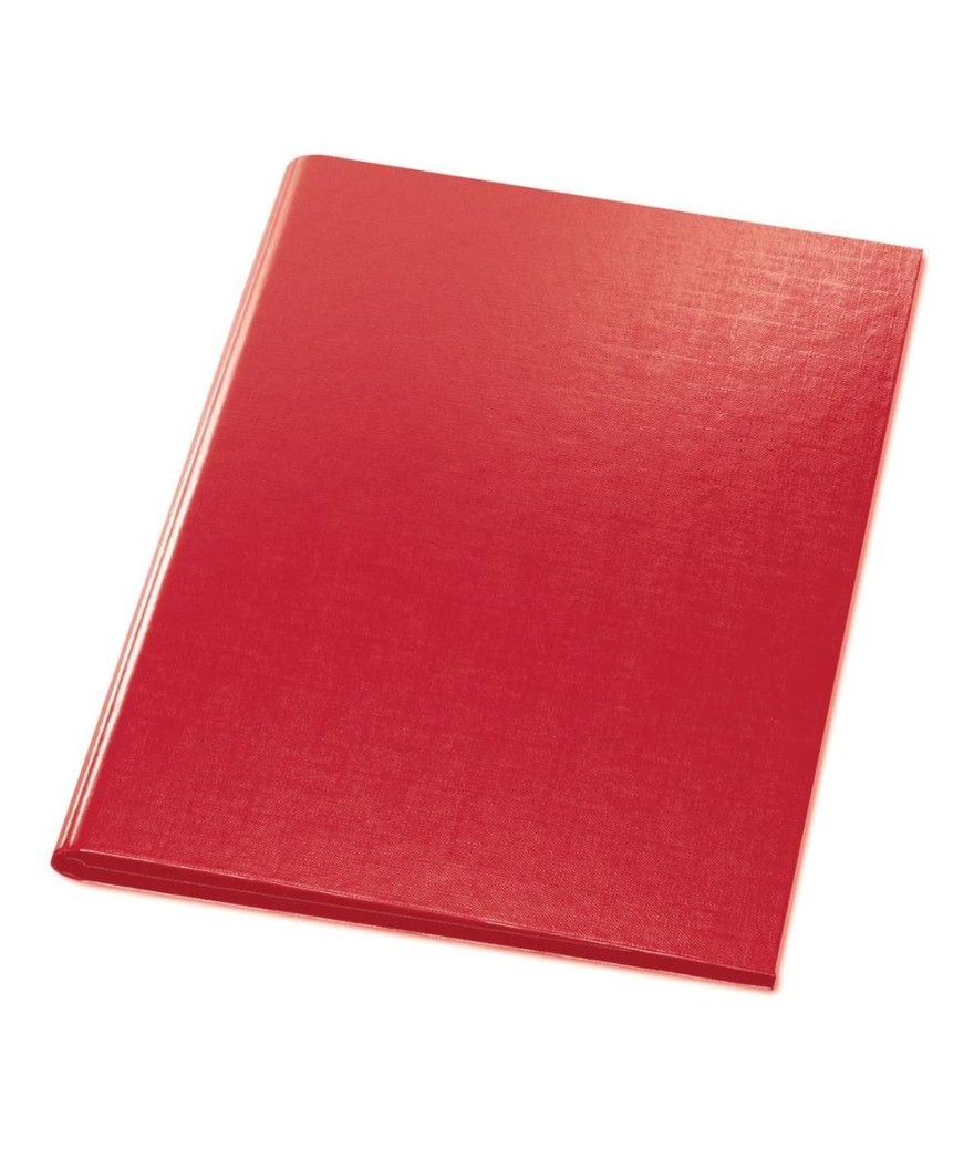 Porte-bloc à rabat papier enduit A4rouge