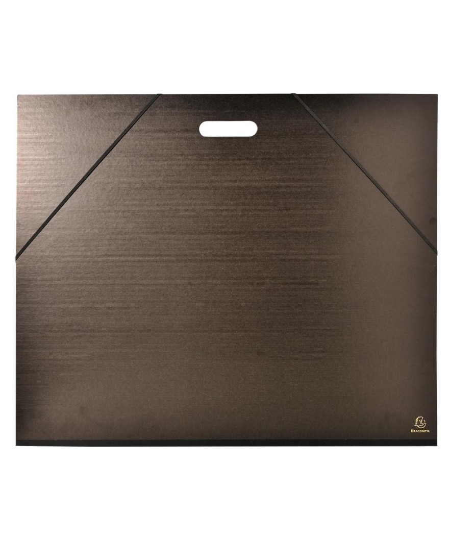 Cart.Dessin 59X72 Elast.+Poig.KRAFT NOIR
