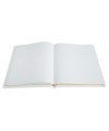 Livre d'or cuir Alpille 26X22 blanc +/t