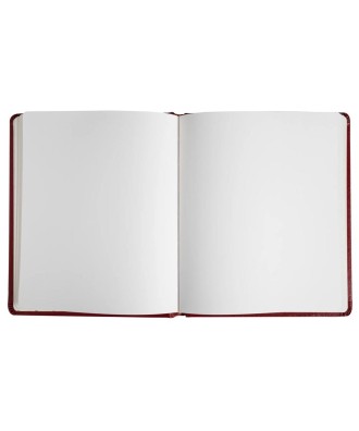 Livre d'or cuir Alpille 26X22 rouge +/t