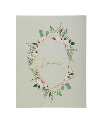 Livre d'or 100p. or 27x22cm CHAMPÊTRE