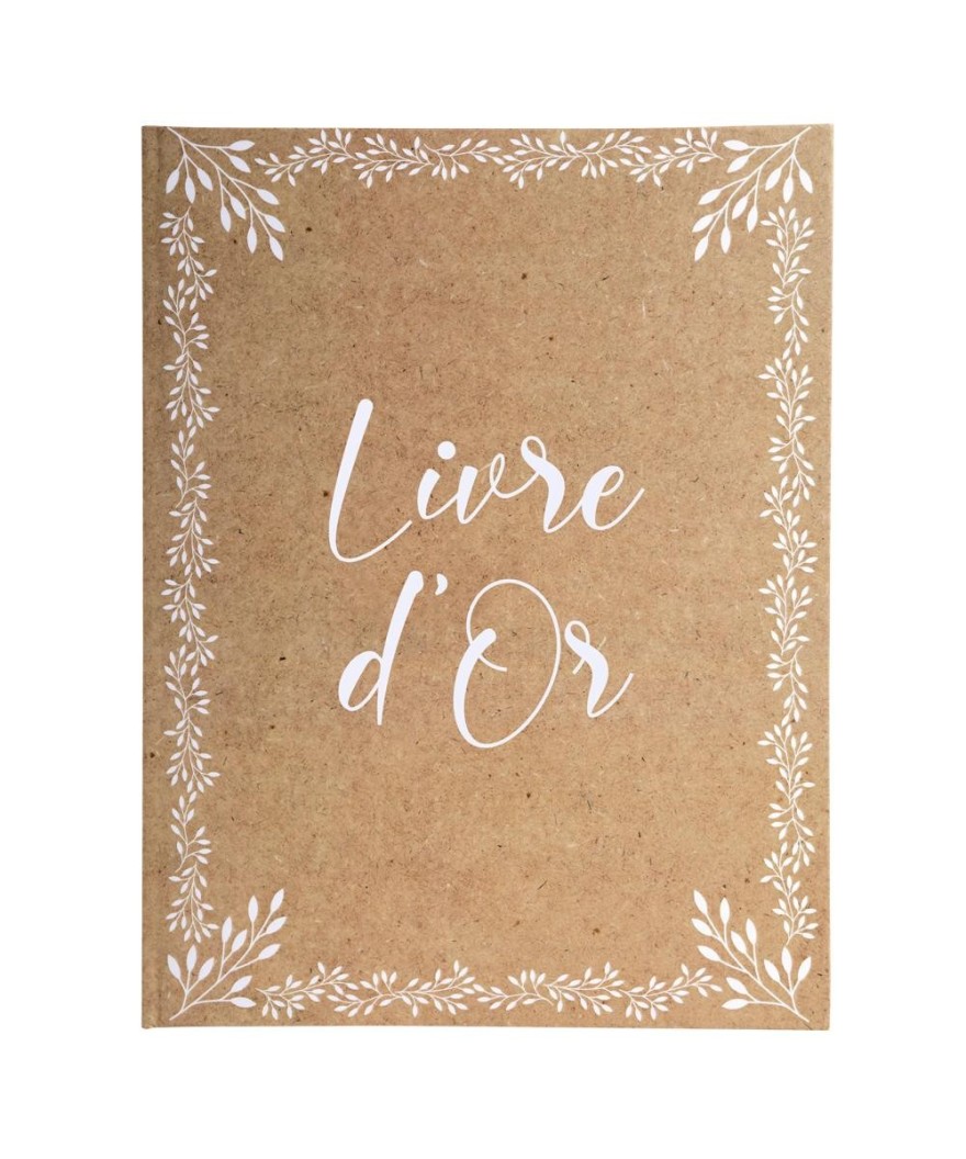 Livre d'or 100p. or 27x22cm KRAFT
