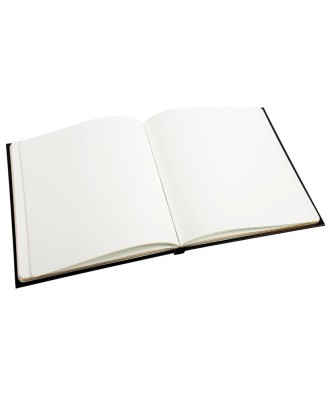 Livre d'or balacron Noir 26x22 +/titre