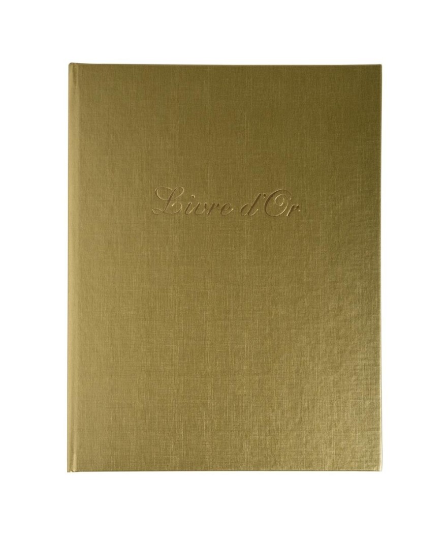 Livre d'or balacron or 26X22 +/titre