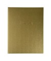 Livre d'or balacron or 26X22 +/titre