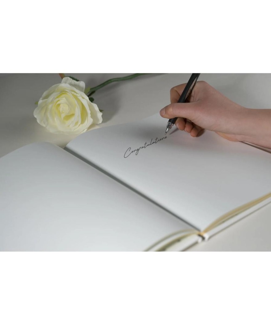 Livre d'or balacron or 26X22 +/titre