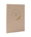 Livre d'or 100p 27x22cm Ringflower latté