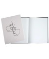 Livre d'or 100p arg. 27x22cm Art Ivoire