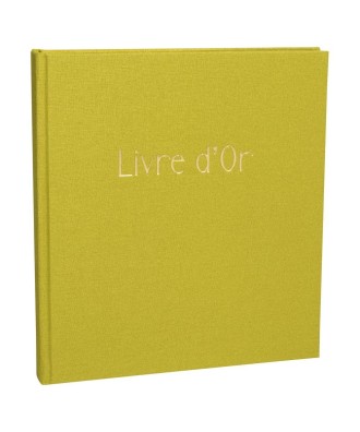 Livre d'or 140p 21x19cm Pop N Co Lime