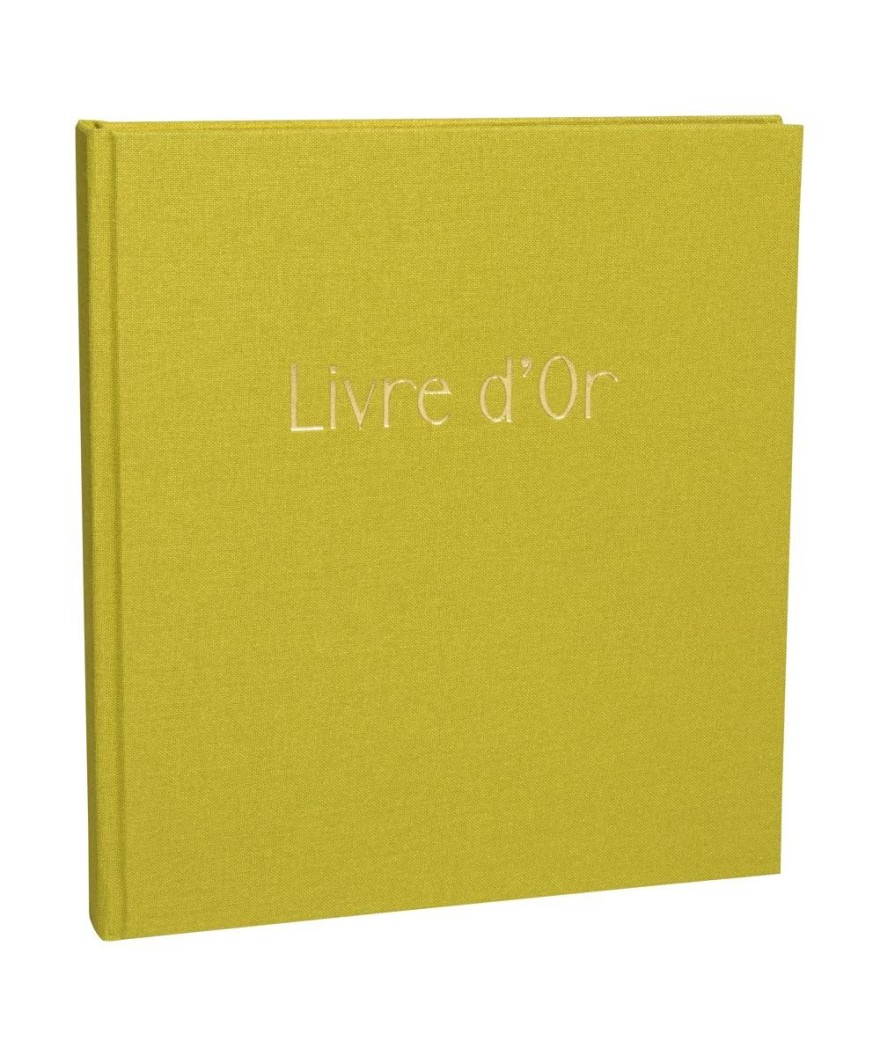 Livre d'or 140p 21x19cm Pop N Co Lime