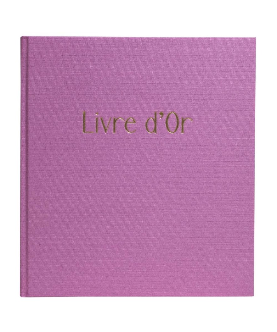 Livre d'or 140p 21x19cm Pop N Co Lilas
