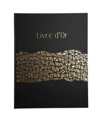 Livre d'or 100 pages or 27x22cm ARAMY